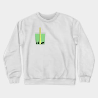 Matcha Boba Tea Crewneck Sweatshirt